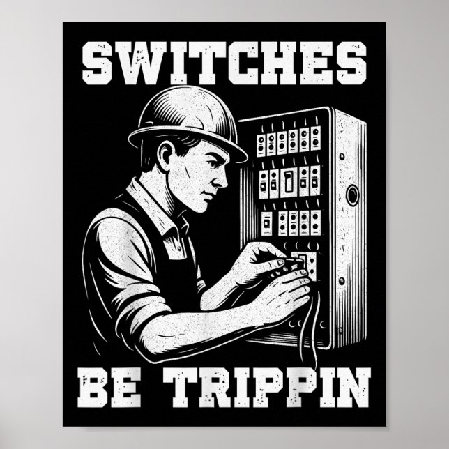 Strömbrytare är lätta att prova elektriskt arbete poster (Framsidan)