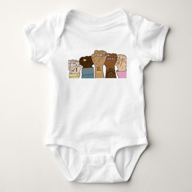 Strömbrytare/BLM Smittant Baby T-Shirt (Framsida)
