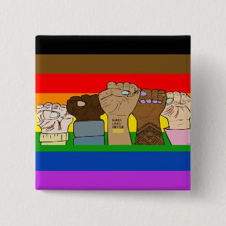 Strömbrytare för pride / BLM-kvadratknapp Knapp