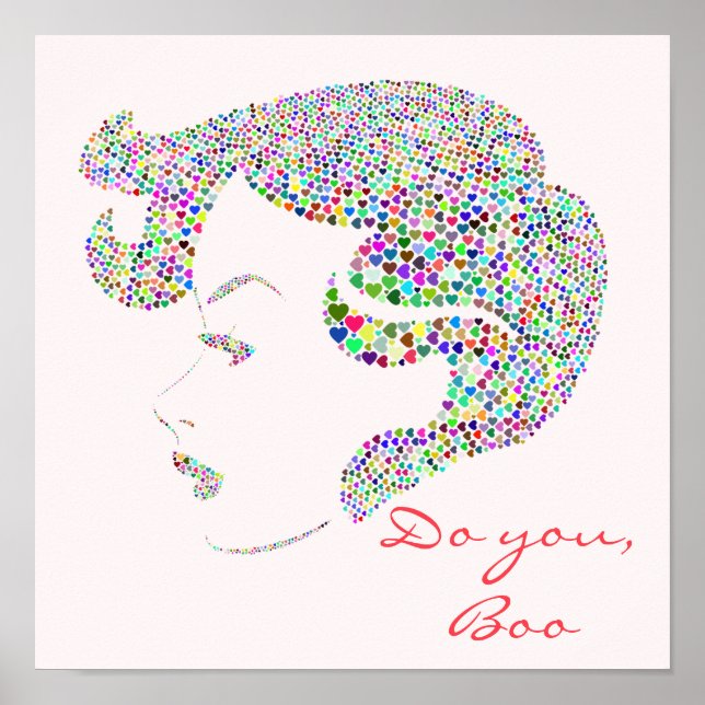 Strömcitat för Glam Girl Poster (Framsidan)