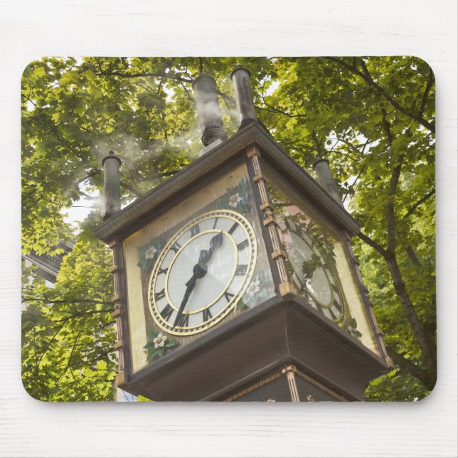 Strömdriven klocka i Gastown-området Musmatta (Framsidan)