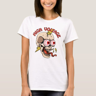 Strömelektriker med hög spänning Lineman T Shirt