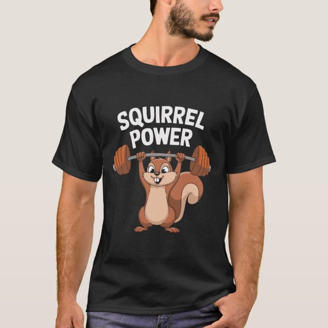 Strömförbrukning i ekorre t shirt (Framsida)