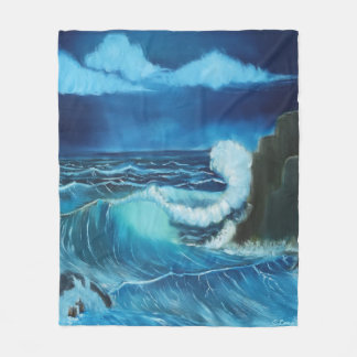 "Strömhavets" Fleece Blanket-design.