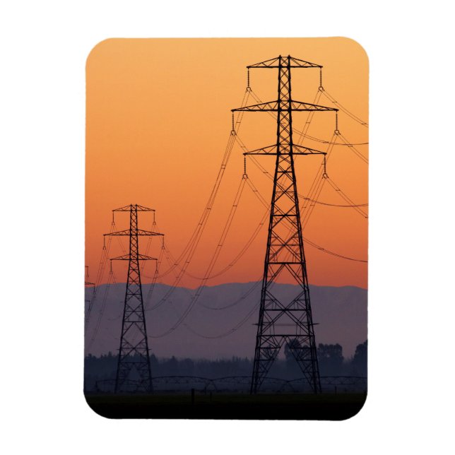 Strömkretsarna vid solnedgång magnet (Vertikal)