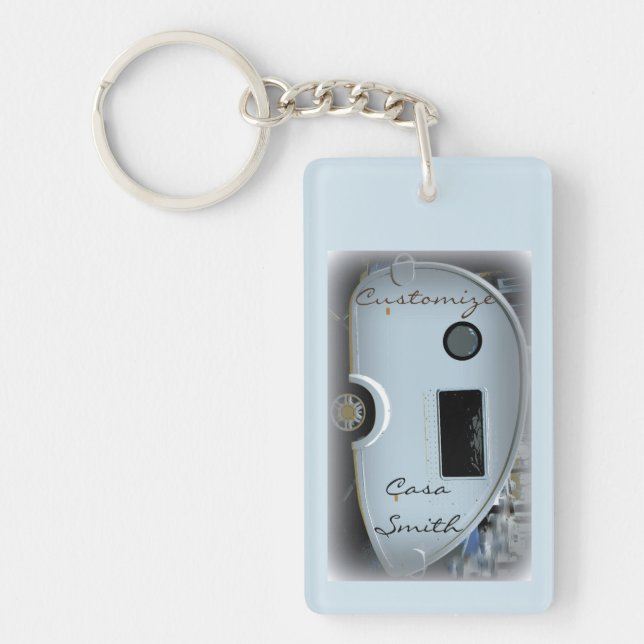 Strömlinjeformad husvagn för teardropsläpzigenare (Framsidan)