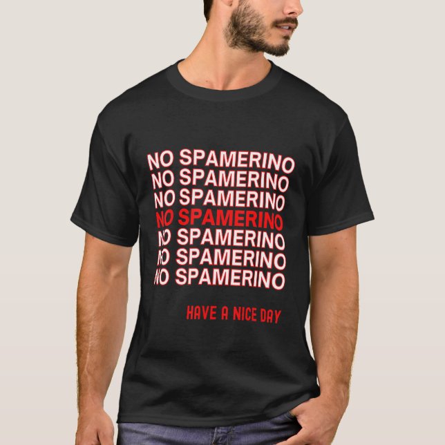 Strömma Alisha-nota nr Spamerino i Chaterino T Shirt (Framsida)