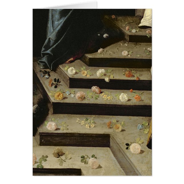 Strömma blommor hälsningskort (Framsidan)