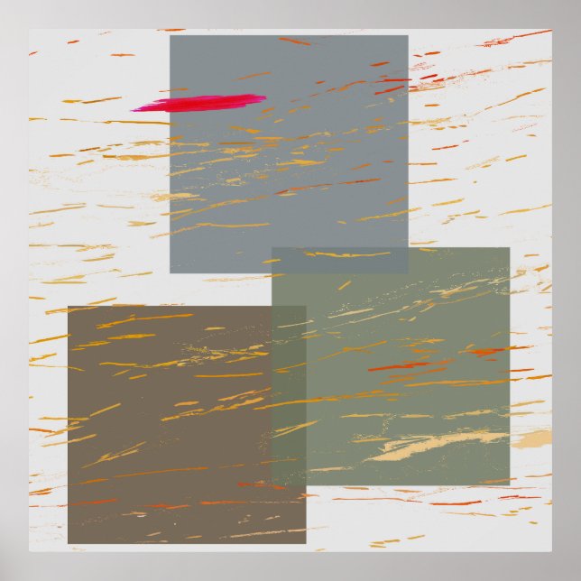 Strömma fyrkanter poster (Framsidan)