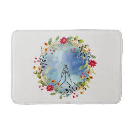 Strömma händer vattenfärg badrumsmatta