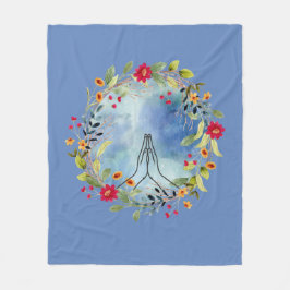 Strömma händer vattenfärg fleecefilt