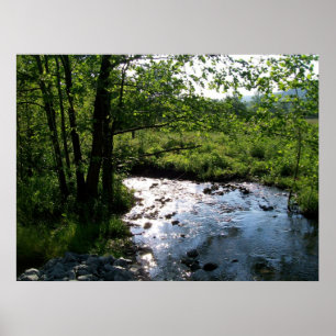 Strömma i Cades Cove Poster