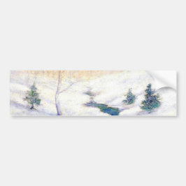 Strömma i ett vinterlandskap (julkonst) bildekal