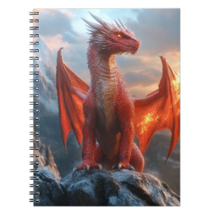 Strömma Orangens Arg Dragon Anteckningsbok
