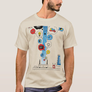 Strömmande idéer Geeky Minimalist IT T-shirt