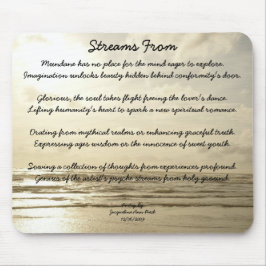 Strömmar från musknappen musmatta