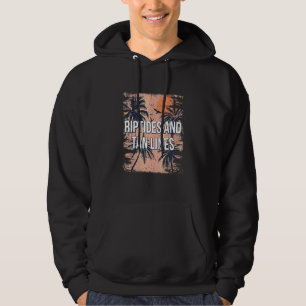 Strömmar Och Solbränna Strand Solbad Ocean Solbrän Hoodie