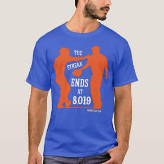 Strömmen slutar vid 8 019 (orange i blått) t shirt
