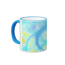 Strömmer av glädje - kosmisk Aqua & citronen