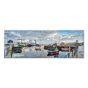Stromness harbor Orkney Scotland Fototryck