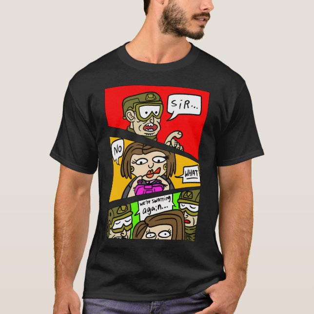 Strömning och smak. Twitch. T Shirt (Framsida)
