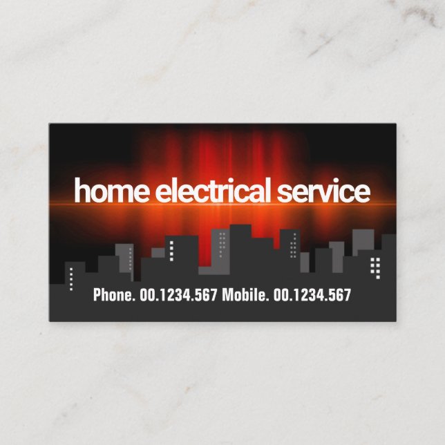 Strömsladdare Visitkort (Framsida)