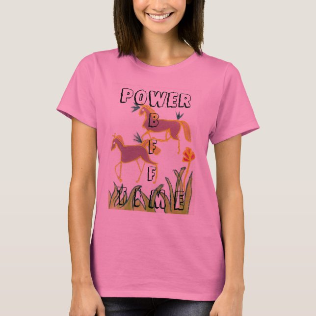 Strömslogan för unga kvinnor tröja (Framsida)