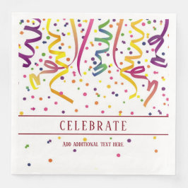 Strömsparare och konfetti-Pappersservett Pappersservett