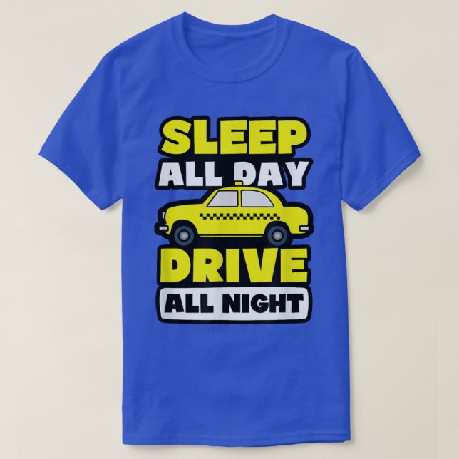Strömsparenhet hela dygnet, hela natten, Tai-drivr T Shirt (Design framsida)