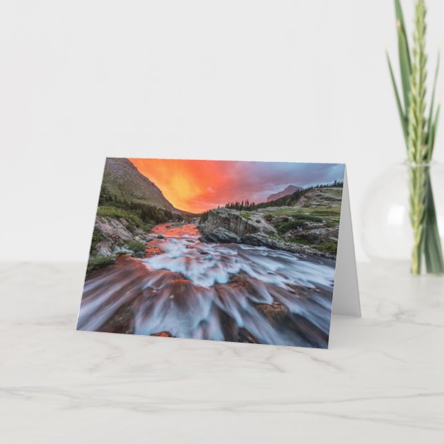Strömsparfack | Glacier National Park Montana Kort (Framsida)