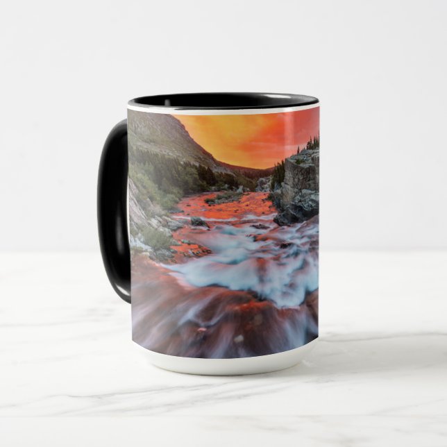 Strömsparfack | Glacier National Park Montana Mugg (Framsida vänster)