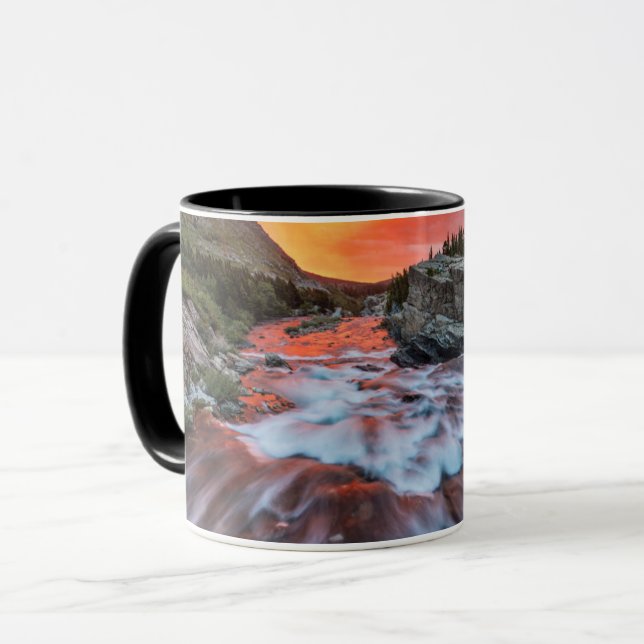 Strömsparfack | Glacier National Park Montana Mugg (Framsida vänster)