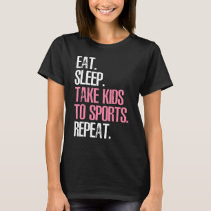 Strömsparläge i Cute Mors dag tar barn till sport T Shirt