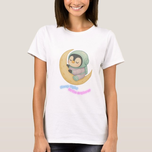 Strömsparläge, lilla utforskaren t shirt (Framsida)