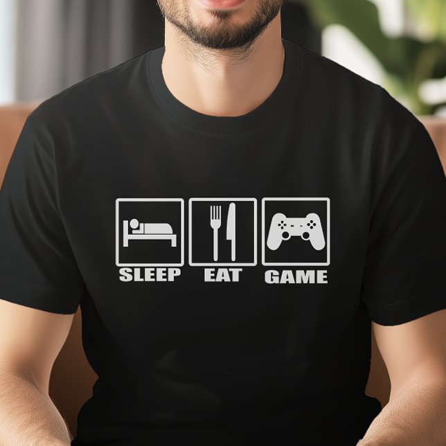 Strömsparläge och spelfantomin t-shirt (Level up your style factor !)