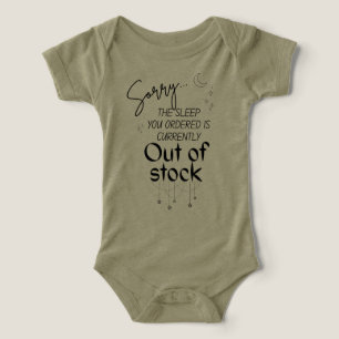 Strömsparläge utanför lagrar T-Shirt Baby Bodykost