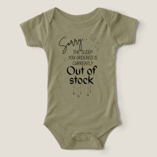 Strömsparläge utanför lagrar T-Shirt Baby Bodykost