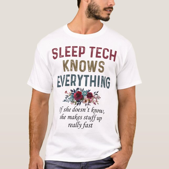 Strömsparteknik känner till allt t shirt (Framsida)