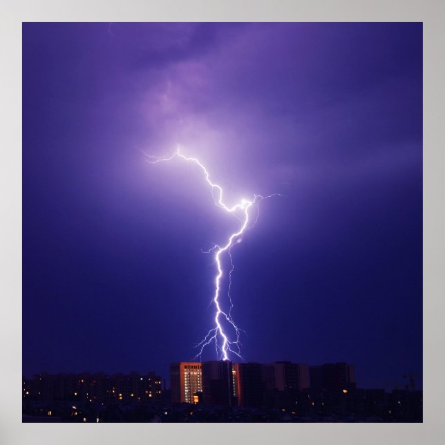 Strömsprång i stadsområden - dynamisk blixtström ö poster (Framsidan)