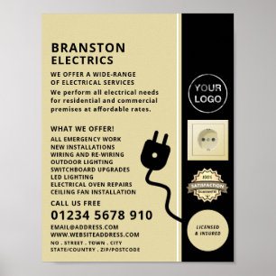 Strömuttag och strömkontakt med två stift, elkonve poster