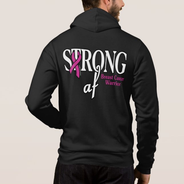 STRONG af... Breast Cancer T Shirt (Baksida)