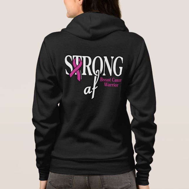 STRONG af...Breast Cancer T Shirt (Baksida)