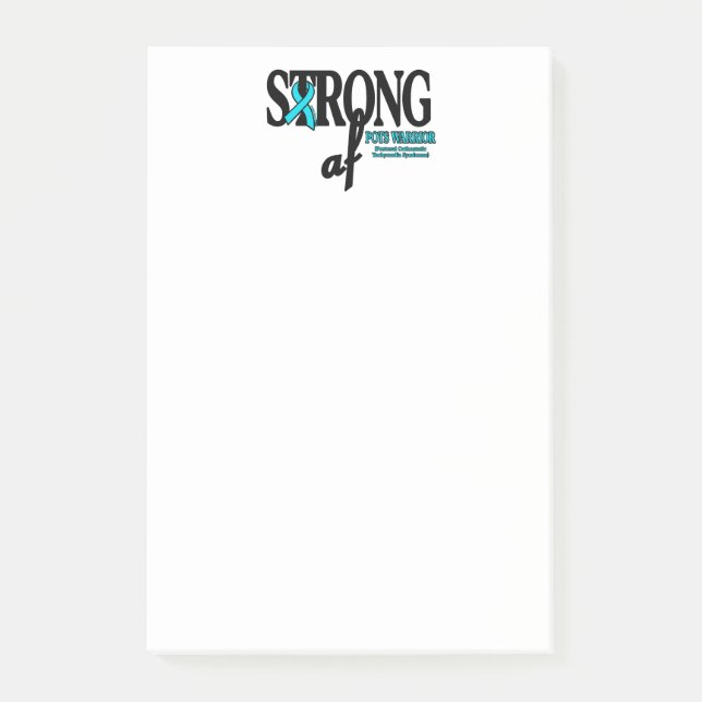 STRONG af...POTS Post-it Block (Framsida)