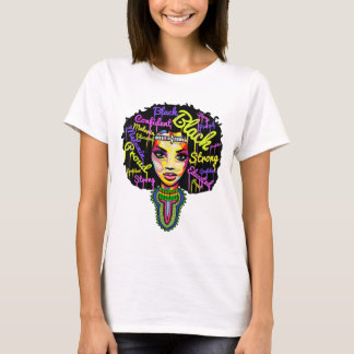 Strong African Queen for Women - Proud Black Histo T Shirt