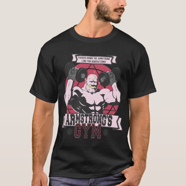 Strong Arm Gym vintage T Shirt (Framsida)