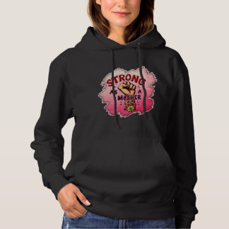 Strong as a Mother – Floral Empowerment Art T Shirt