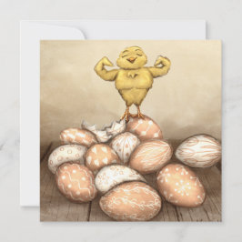 Strong Chick Card Tack Kort