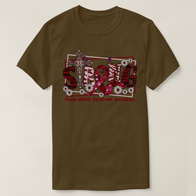 Strong för kor-band för stackars syndrom t shirt (Design framsida)