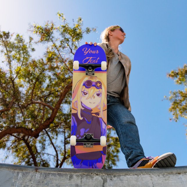 Strong girl Anime Mini Skateboard Bräda 18,5 Cm (Utomhus 1)