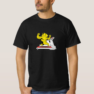 Strong Hamster Gym Workout T-Shirt - Funny Fitness